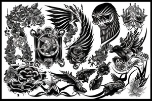 Freedom control and power tattoo idea