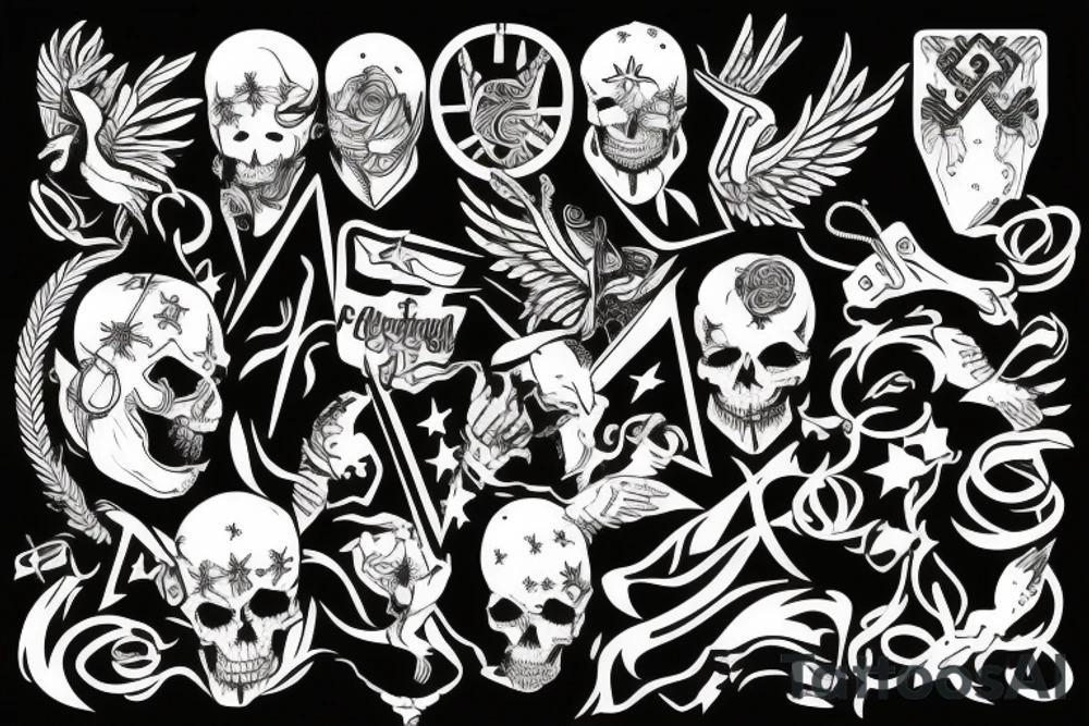 Freedom control and power tattoo idea