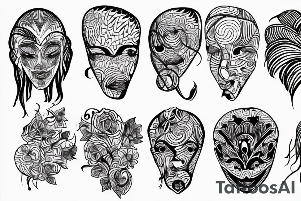 Slick line tattoo idea