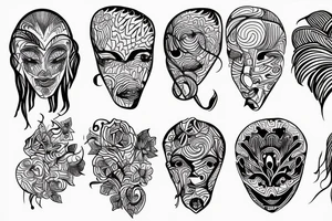 Slick line tattoo idea