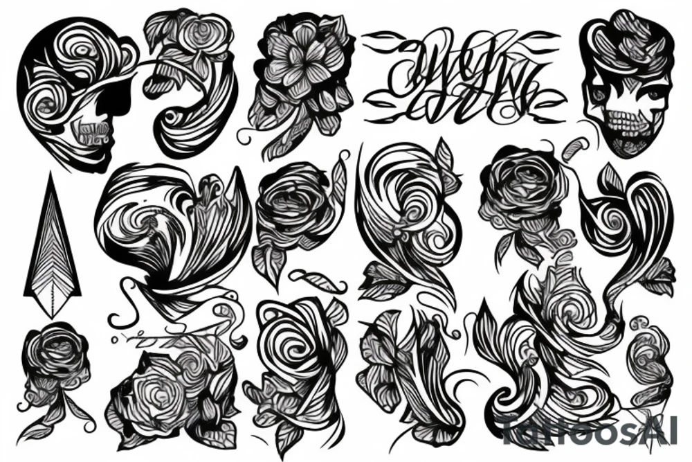 Slick line tattoo idea