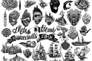 7 wonders of the world tattoo idea