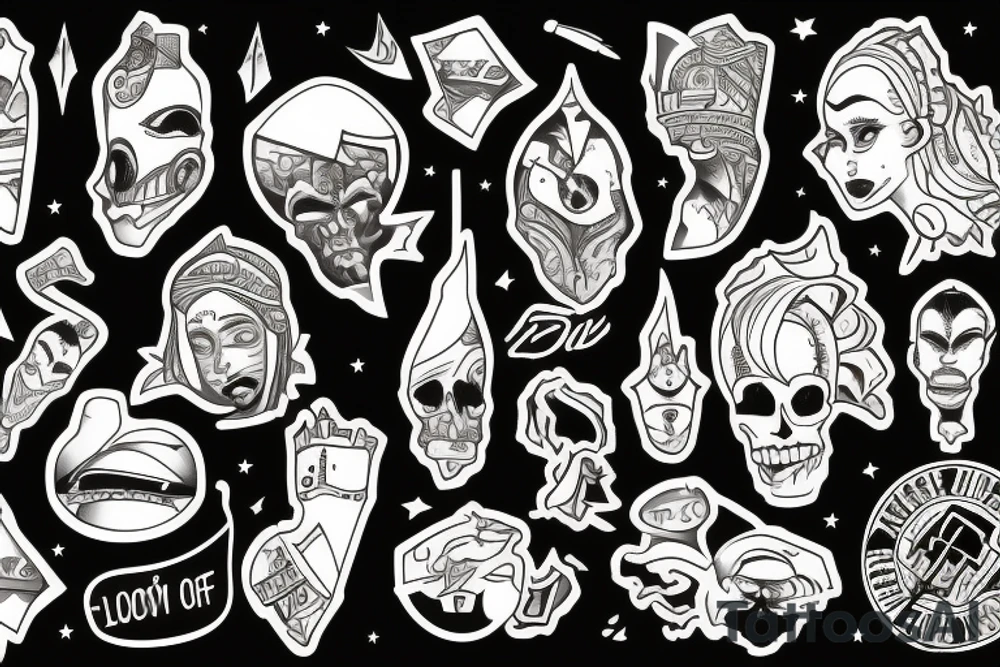 7 wonders of the world tattoo idea
