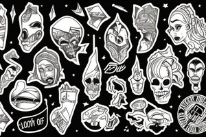 7 wonders of the world tattoo idea