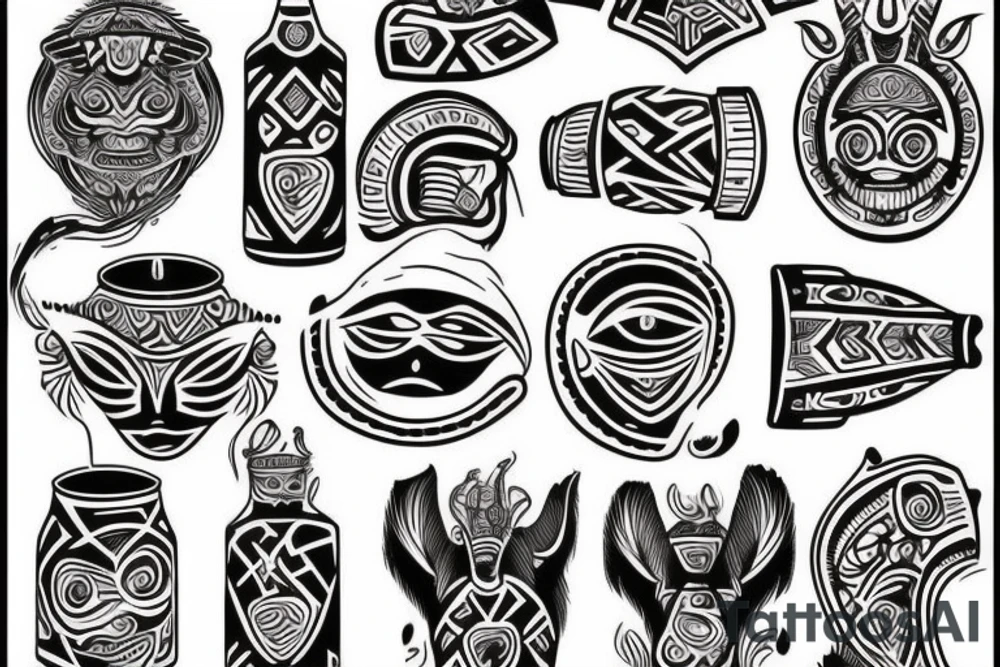 beer can tattoo idea