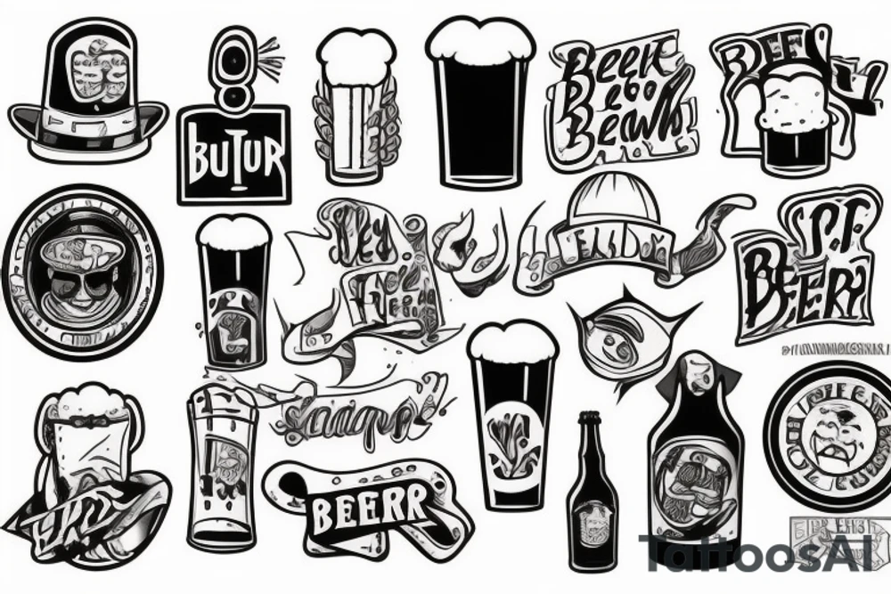 beer hump tattoo idea