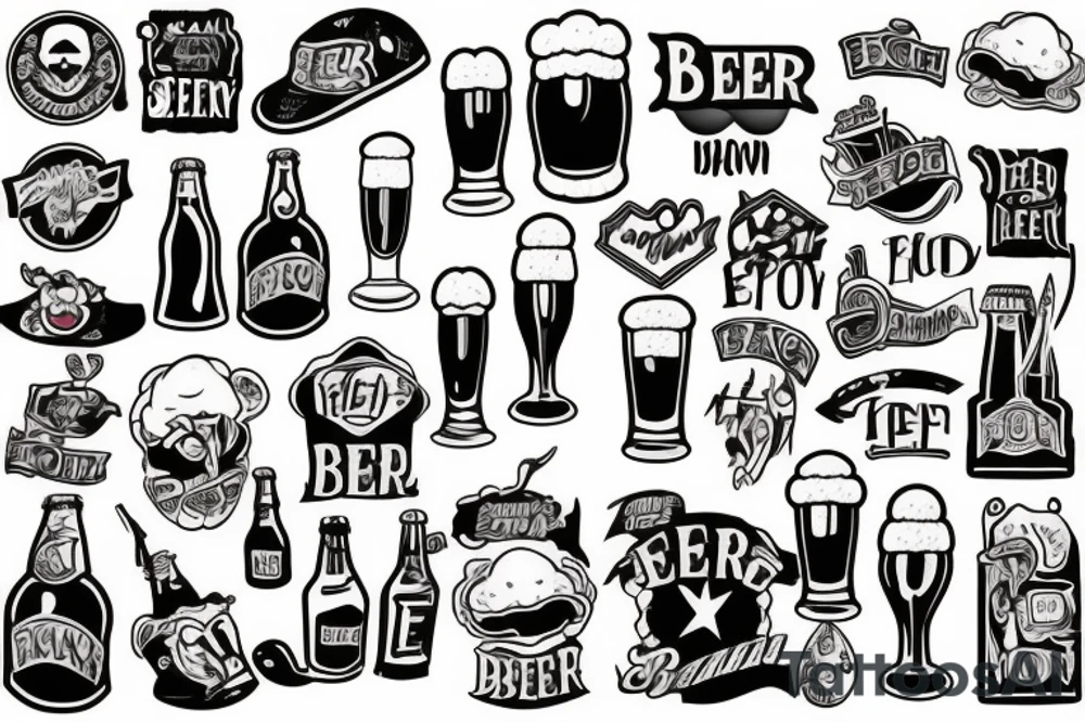 beer hump tattoo idea