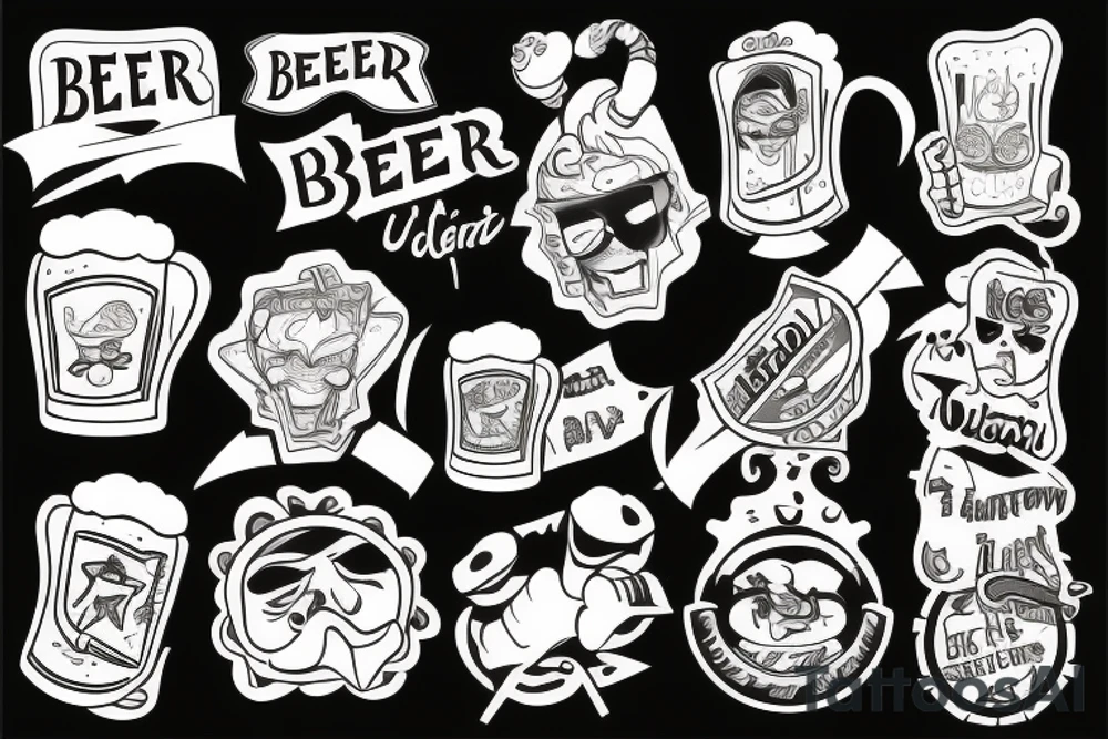 beer hump tattoo idea