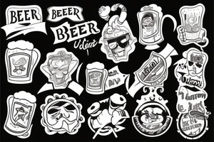 beer hump tattoo idea