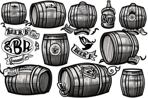 beer barrel tattoo idea