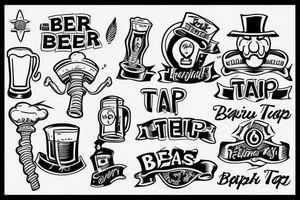 beer tap tattoo idea