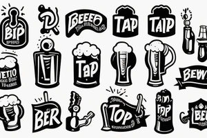 beer tap tattoo idea