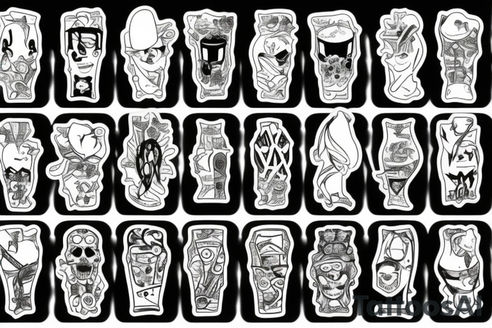 shot glass tattoo idea