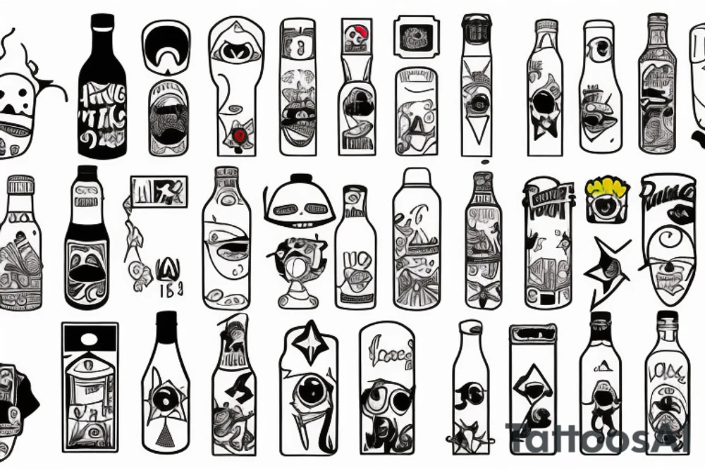 bottle opener tattoo idea