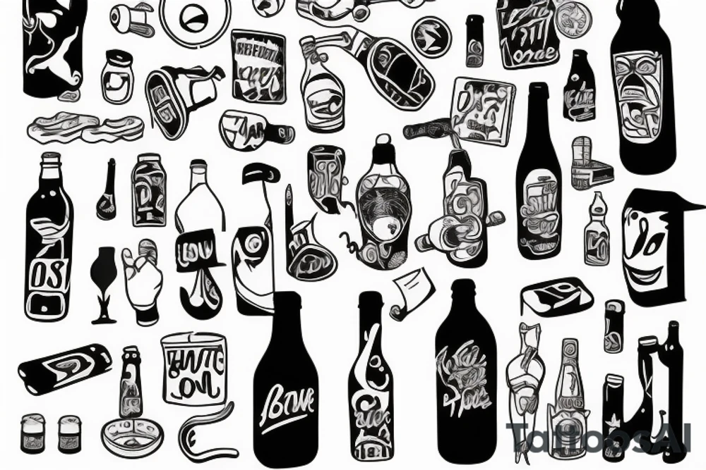 bottle opener tattoo idea