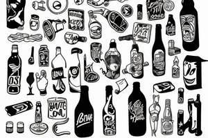 bottle opener tattoo idea