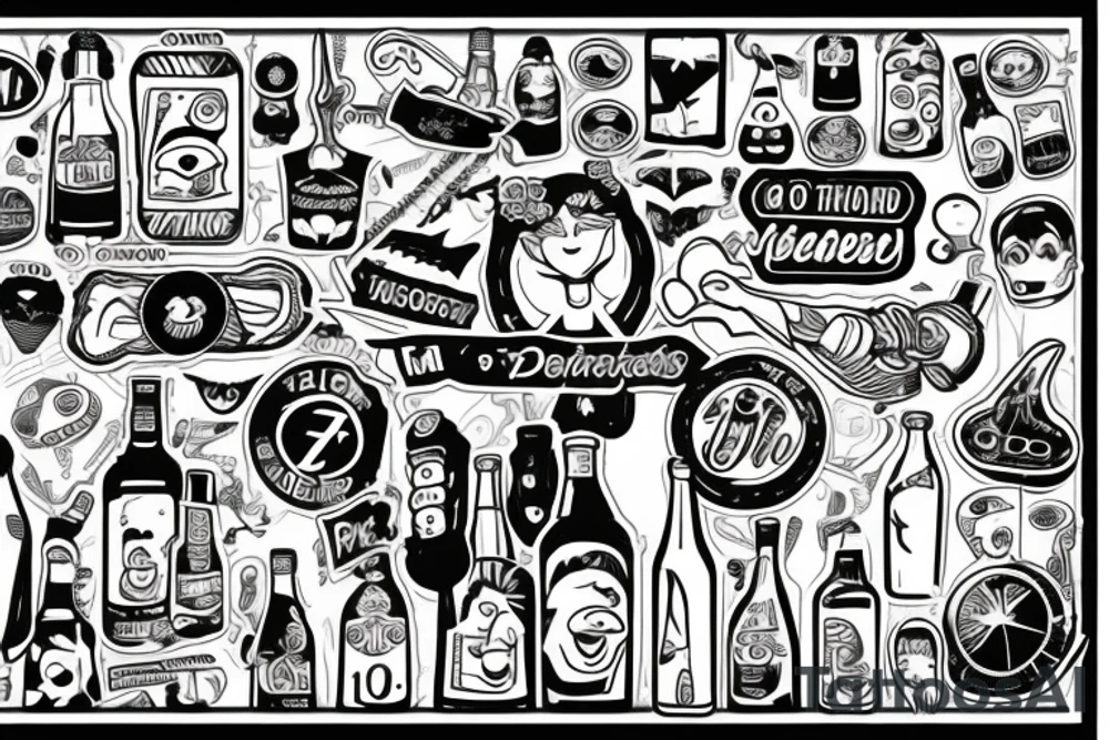 bottle opener tattoo idea