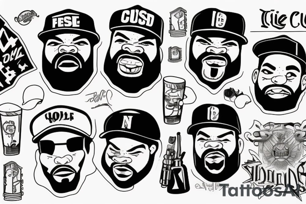 ice cube tattoo idea