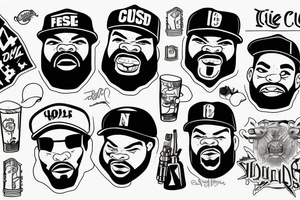 ice cube tattoo idea