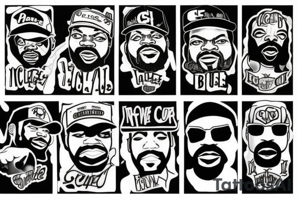 ice cube tattoo idea