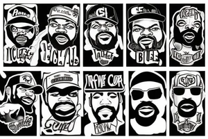 ice cube tattoo idea
