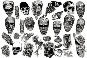 knee tattoo idea