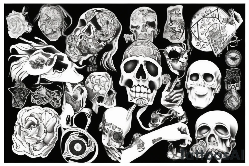 knee tattoo idea