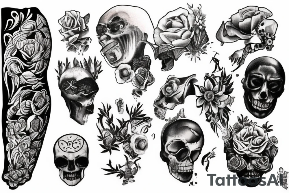 knee tattoo tattoo idea