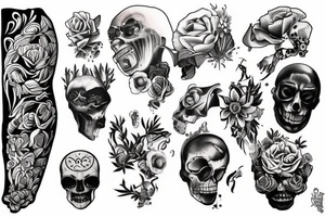 knee tattoo tattoo idea