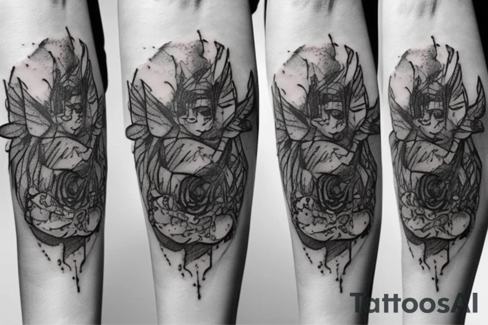 knee tattoo tattoo idea