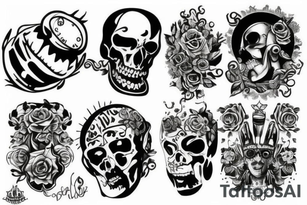 knee tattoo tattoo idea