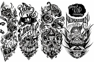 knee tattoo tattoo idea