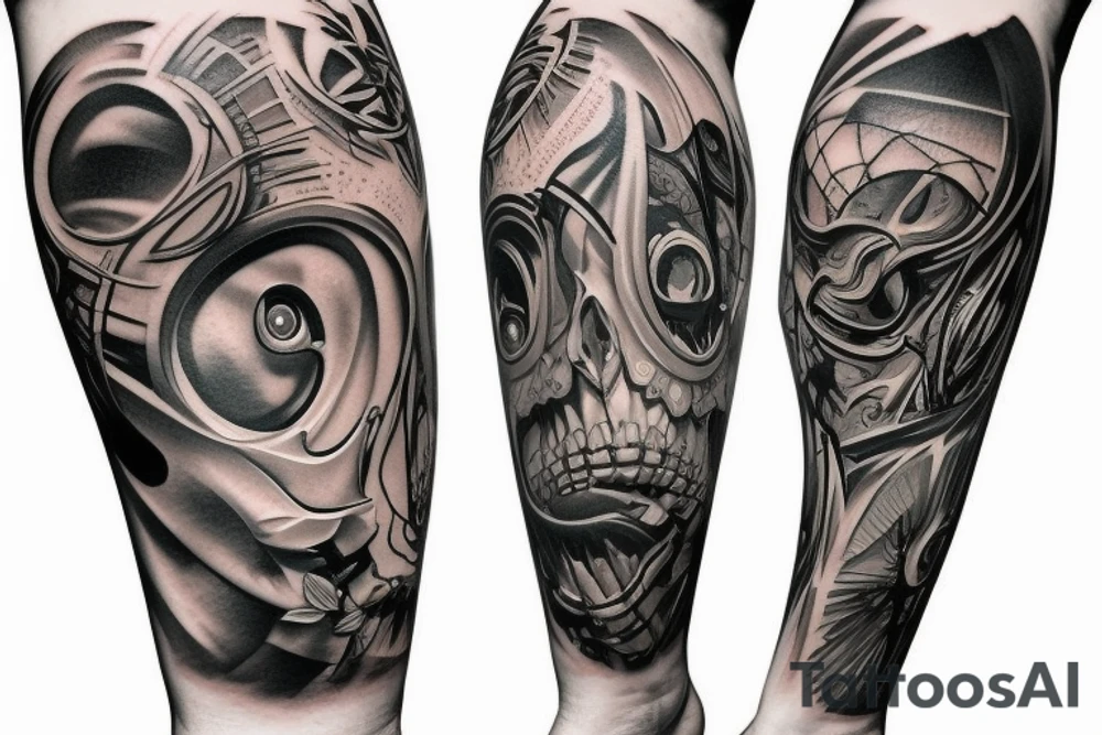 knee tattoo tattoo idea