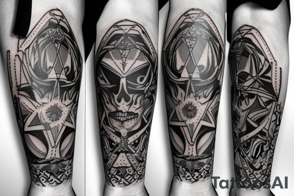 knee tattoo tattoo idea