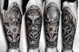 knee tattoo tattoo idea