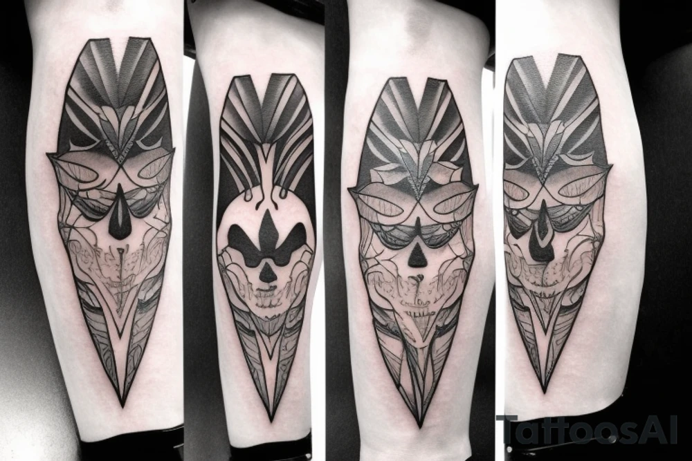 knee tattoo tattoo idea