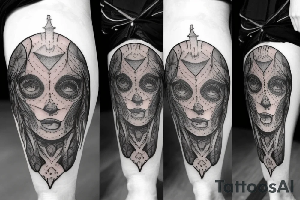 knee tattoo tattoo idea