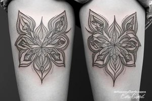 knee tattoo tattoo idea