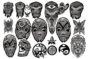 knee tattoo tattoo idea