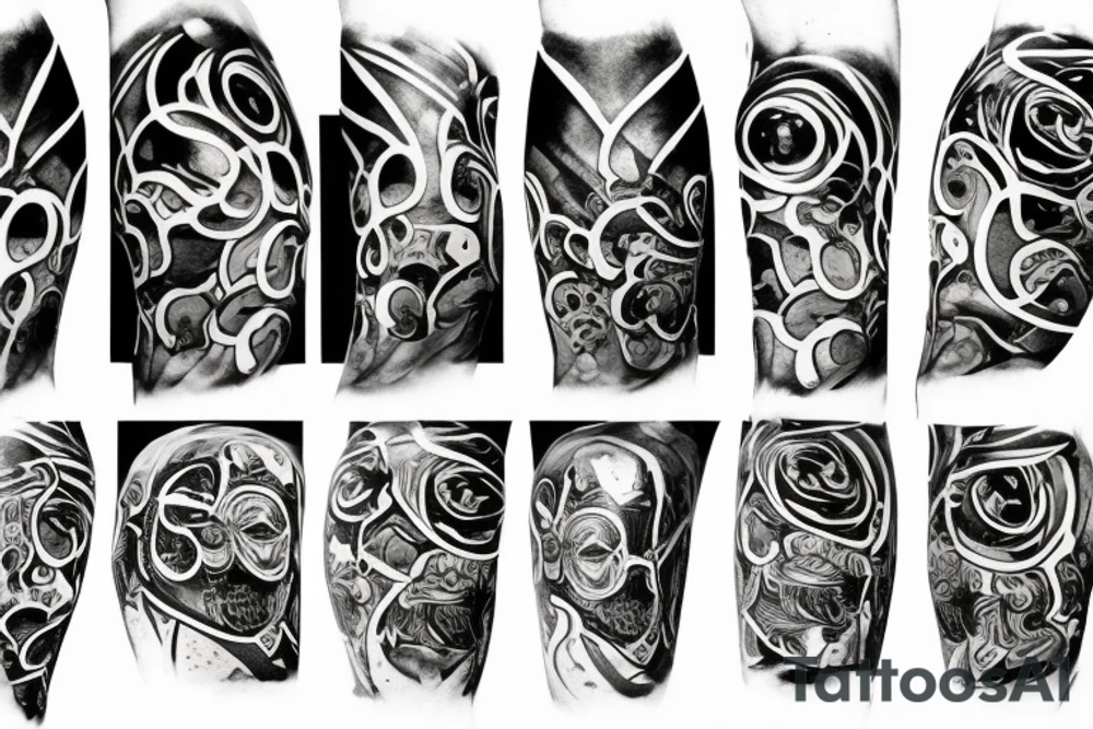 knee tattoo tattoo idea