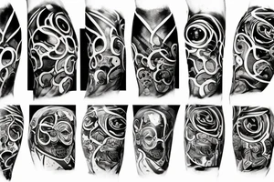knee tattoo tattoo idea
