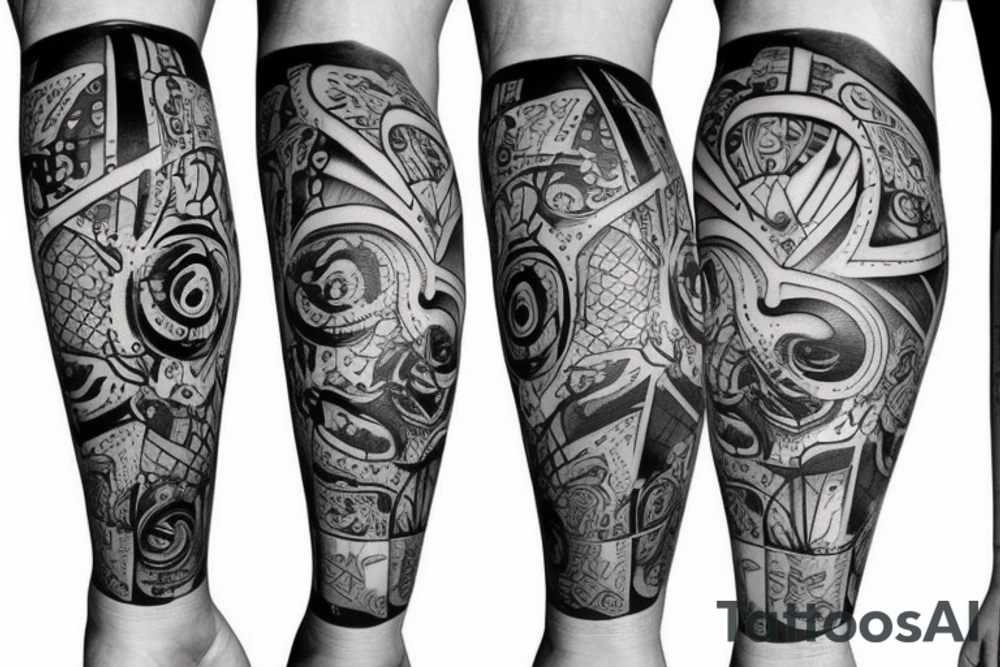 knee tattoo tattoo idea