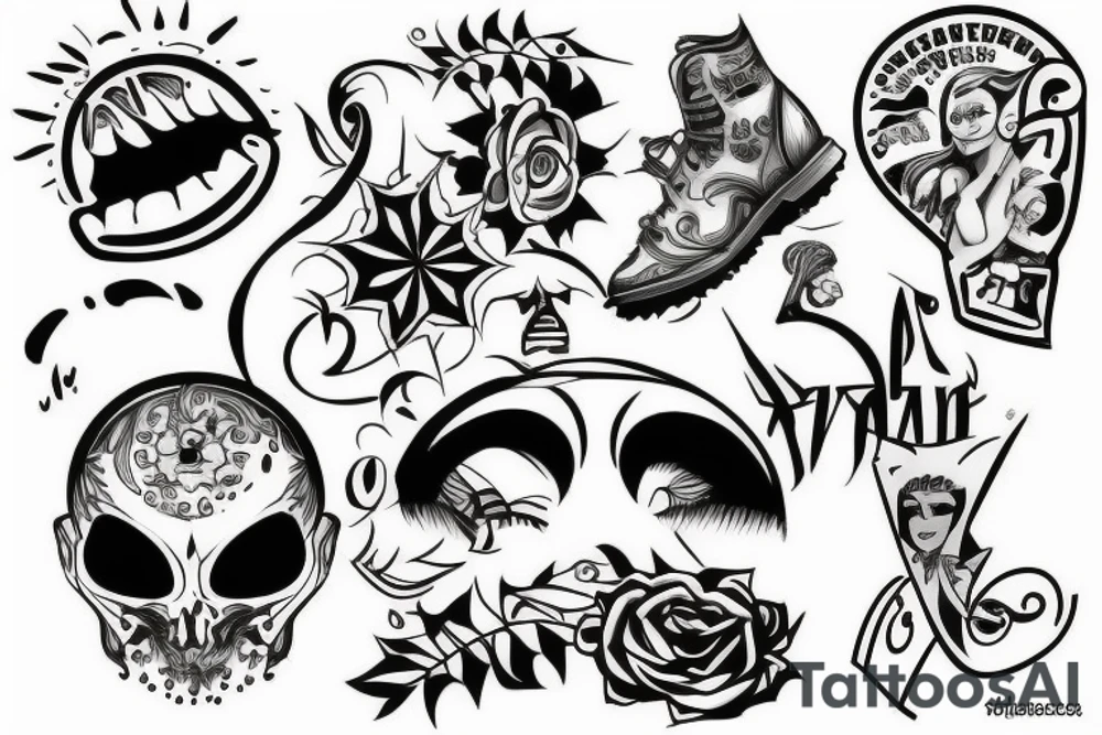 knee tattoo tattoo idea