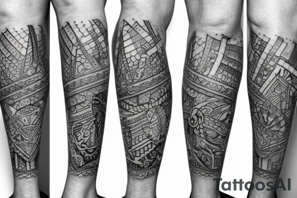 knee tattoo tattoo idea