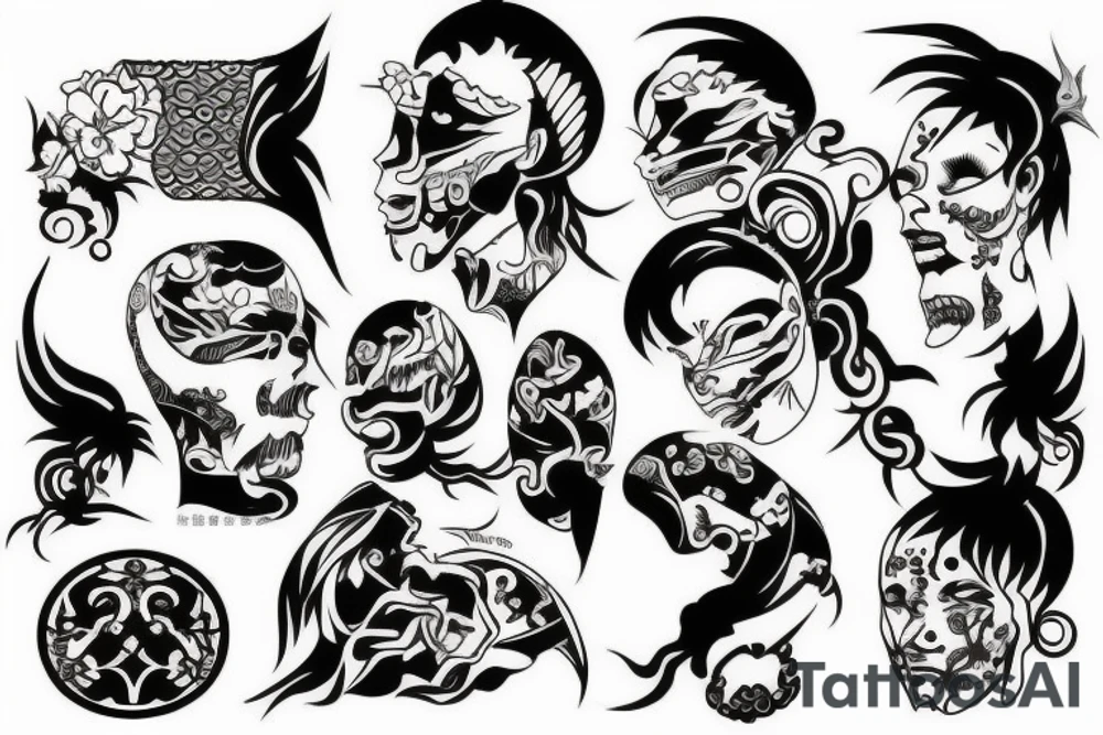 knee tattoo tattoo idea
