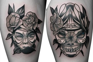 knee tattoo tattoo idea