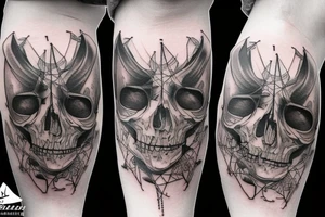 knee tattoo tattoo idea