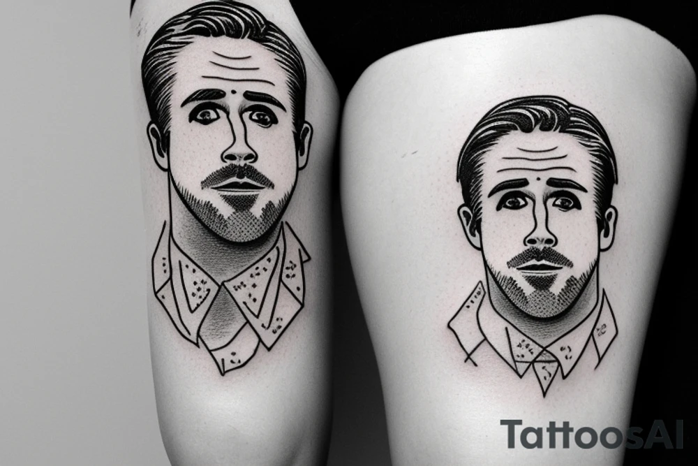 ryan gosling counting money tattoo idea