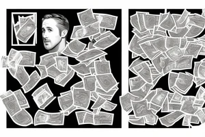 ryan gosling counting money tattoo idea