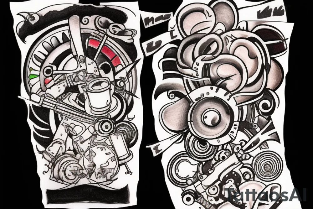 Autobody repair shop tattoo idea